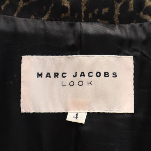 MARC JACOBS マークジェイコブス レオパード柄 トレンチコート 4 ブラウン系 レディース