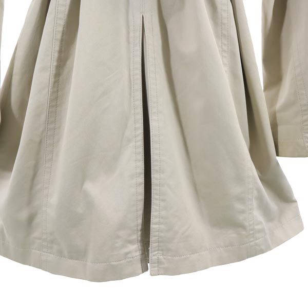 COACH コーチ トレンチコート S ベージュ ウエストリボン レディース