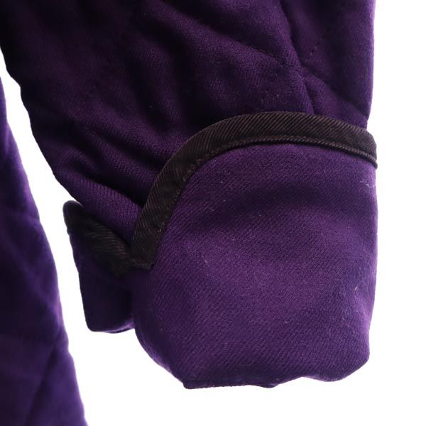 MACKINTOSH PHILOSOPHY マッキントッシュフィロソフィー 三陽商会 キルティングジャケット 40 紫 フード レディース