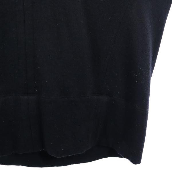 HELMUT LANG ヘルムートラング ウール 長袖 Vネック ニット ワンピース S 黒 レディース