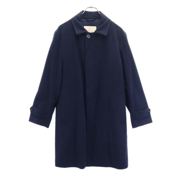 MACKINTOSH PHILOSOPHY マッキントッシュフィロソフィー 三陽商会 ステンカラーコート 38 紺 メンズ