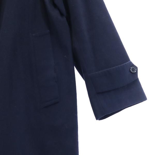 MACKINTOSH PHILOSOPHY マッキントッシュフィロソフィー 三陽商会 ステンカラーコート 38 紺 メンズ