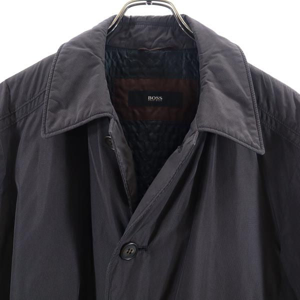 HUGO BOSS ヒューゴボス ステンカラーコート US 42R グレー系 メンズ
