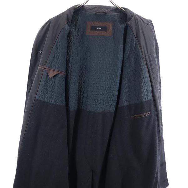 HUGO BOSS ヒューゴボス ステンカラーコート US 42R グレー系 メンズ