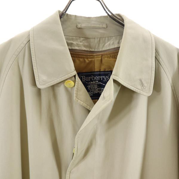 Burberrys バーバリーズ 90s ヴィンテージ 2WAY ステンカラーコート 92-170 アイボリー系 ライナー付き メンズ