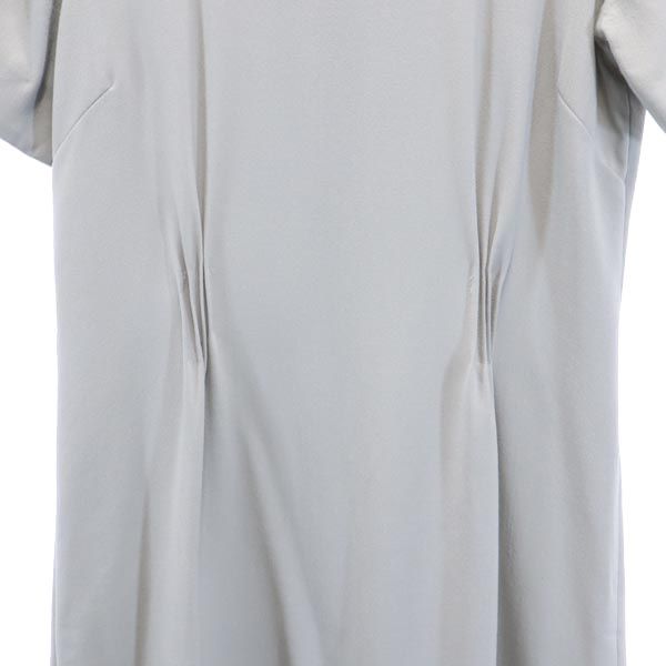 ANTEPRIMA アンテプリマ ウールブレンド 半袖 ワンピース 38 グレー系 バックジップ レディース