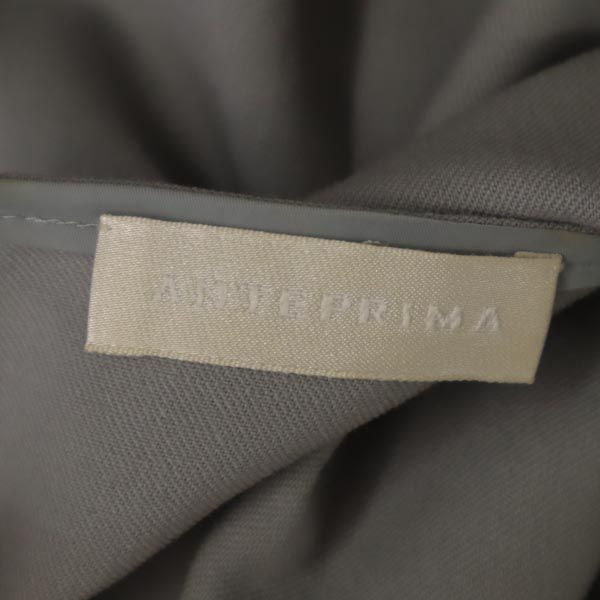 ANTEPRIMA アンテプリマ ウールブレンド 半袖 ワンピース 38 グレー系 バックジップ レディース