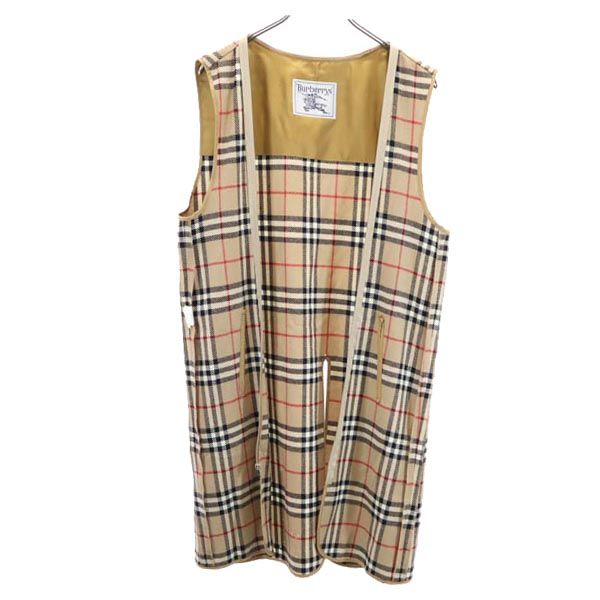 Burberrys バーバリーズ 90s チェック柄 ジャケット 9AR ベージュ×黒×赤 ライナー レディース