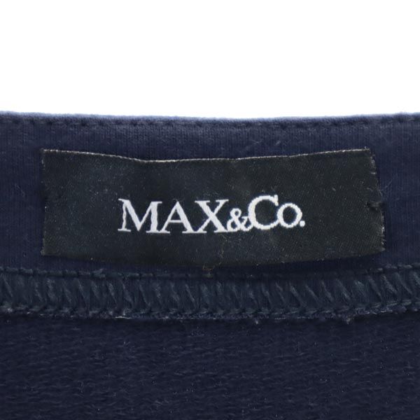 MAX&CO マックスアンドコー 7分袖 ワンピース 38 紺 レディース