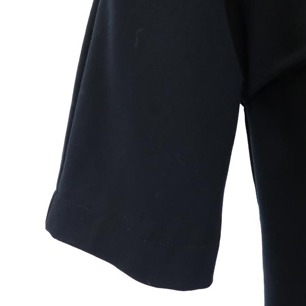 KARL LAGERFELD カールラガーフェルド 半袖 タイト ワンピース 40 黒×茶 レディース