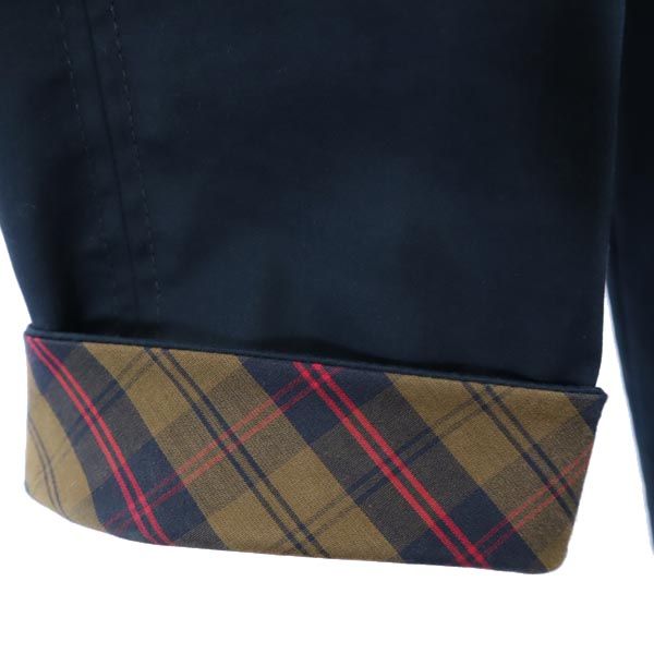 LACOSTE ラコステ ステンカラーコート 42 紺 スプリングコート レディース