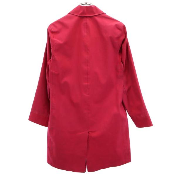 Mackintosh マッキントッシュ ステンカラーコート 32 赤 ハンドメイド レディース