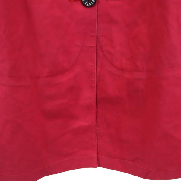 Mackintosh マッキントッシュ ステンカラーコート 32 赤 ハンドメイド レディース