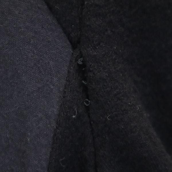 HELMUT LANG ヘルムートラング クロスドレープ ジャケット 黒×グレー レディース