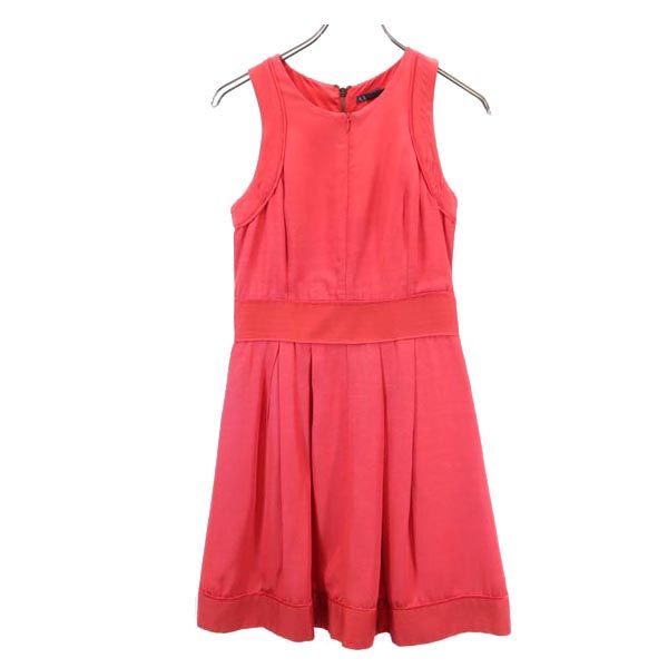 ARMANI EXCHANGE アルマーニエクスチェンジ ノースリーブ ワンピース 2 赤 レディース