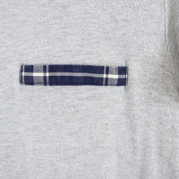 MACKINTOSH PHILOSOPHY マッキントッシュフィロソフィー 日本製 三陽商会 ノースリーブ ワンピース 38 グレー×ネイビー レディース