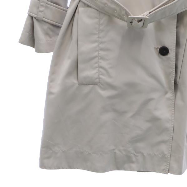 Emporio Armani エンポリオアルマーニ トレンチコート 38 グレー レディース