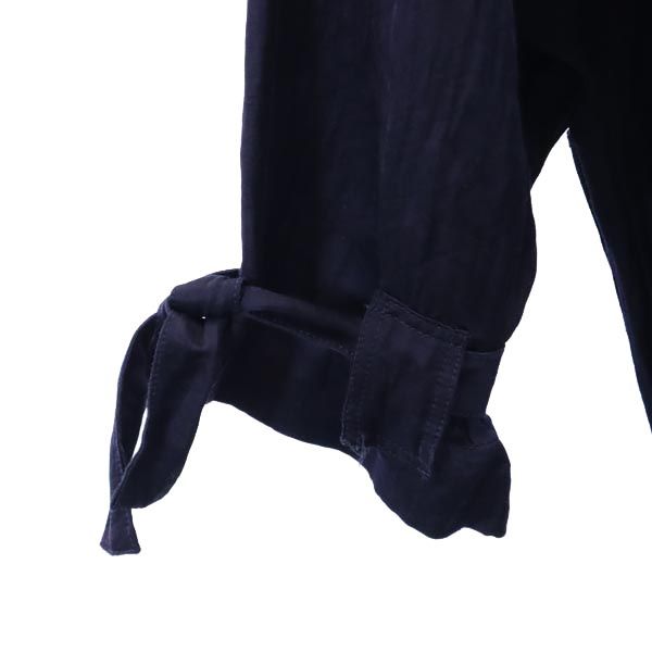 christian wijnants クリスチャンワイナンツ リネンブレンド コットン コート 34 紺 レディース