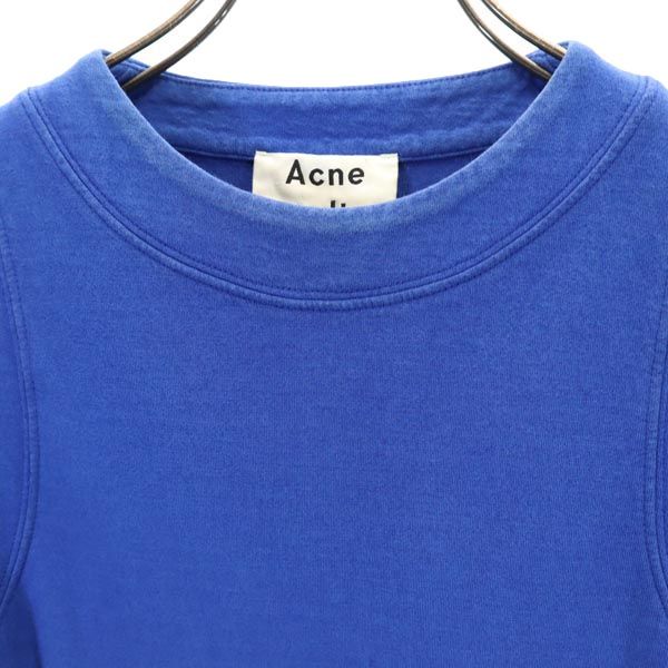 ACNE STUDIOS アクネストゥディオズ ノースリーブ カットオフ ワンピース XS ブルー系 レディース