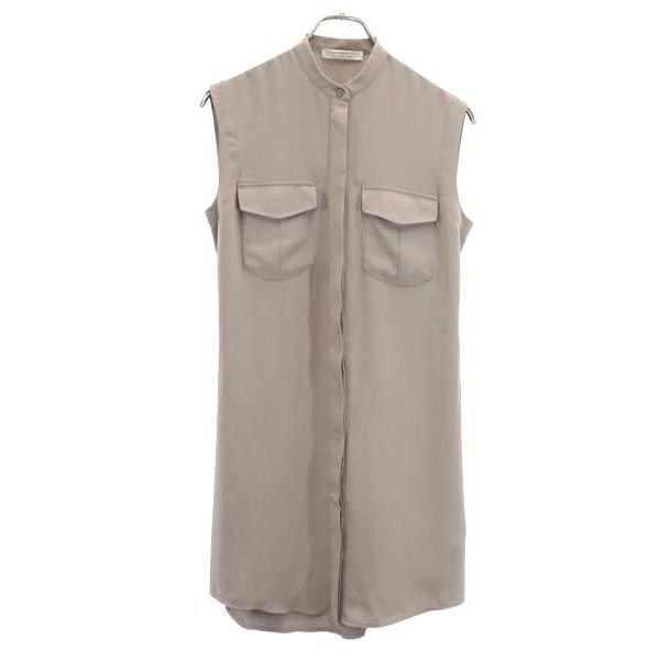ALLSAINTS オールセインツ ノースリーブ シャツワンピース UK4(US0) ベージュ系 レディース