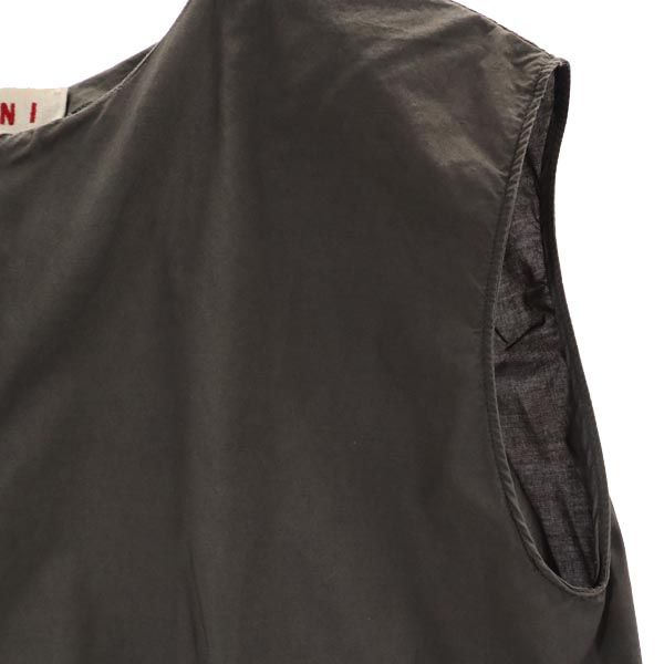 MARNI マルニ ノースリーブ ワンピース 38 グレー系 レディース