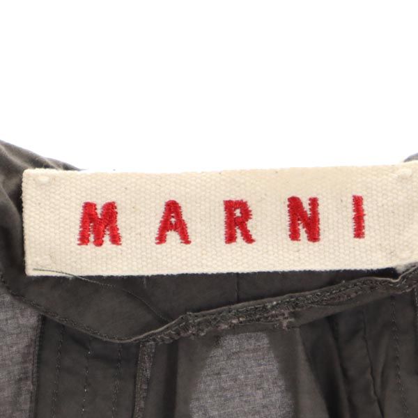 MARNI マルニ ノースリーブ ワンピース 38 グレー系 レディース