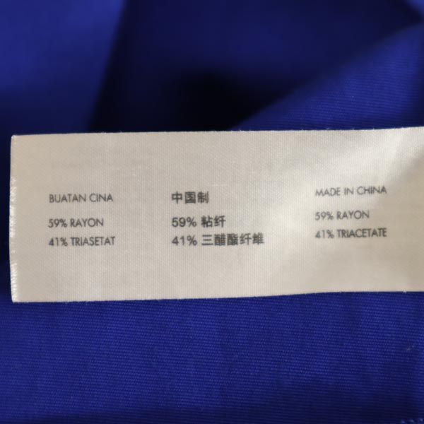 Calvin klein カルバンクライン ノースリーブ ワンピース 34 ネイビー系 バックジップ レディース