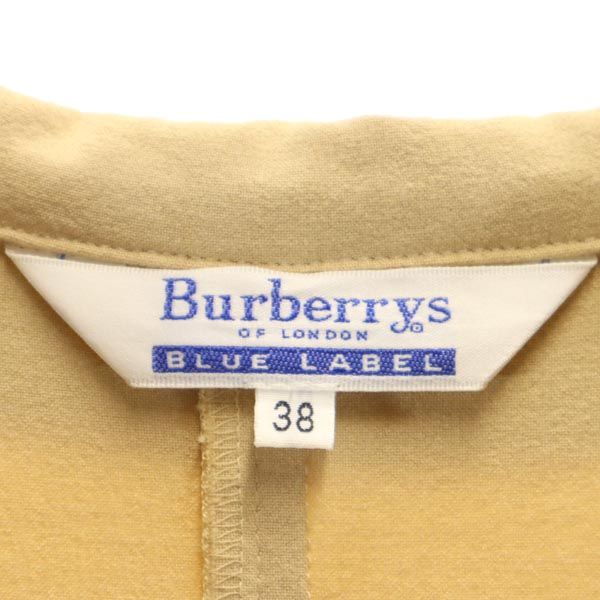 Burberrys Blue label バーバリーズブルーレーベル 半袖 ストレッチ スッキパー ワンピース 38 ベージュ レディース