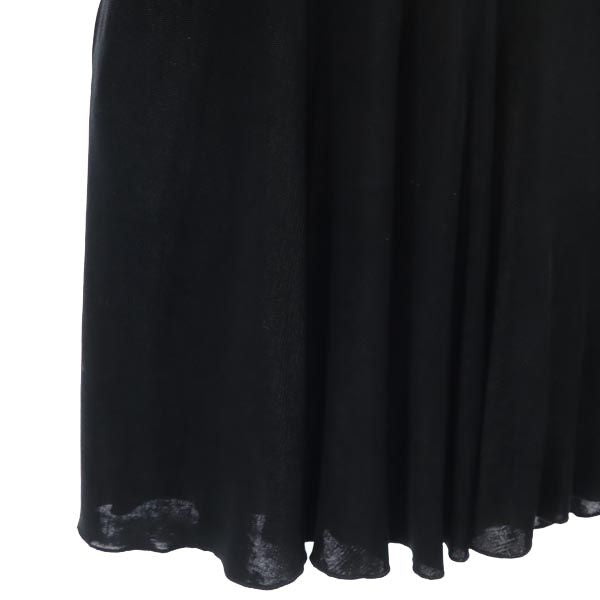 β ベータ 7分袖 ワンピース 40 黒系 レディース