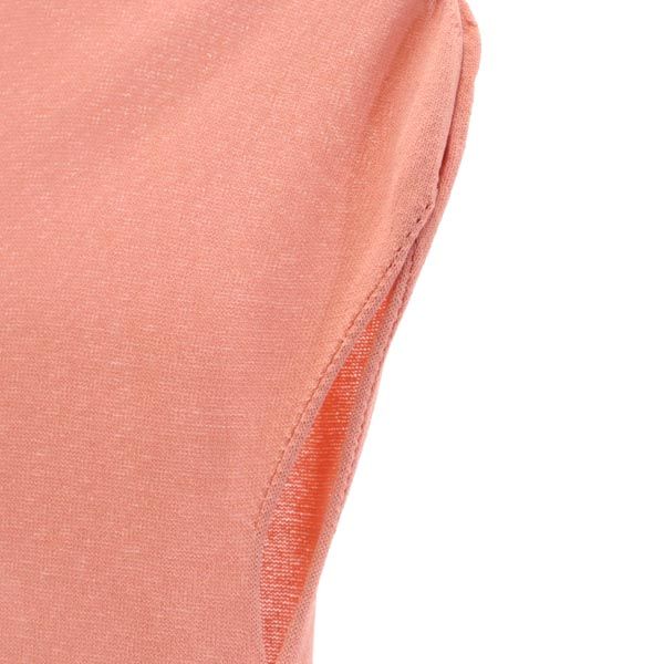 LIVIANA CONTI リビアナコンティ イタリア製 ノースリーブ デザイン ニット ワンピース 40 ピンク系 レディース