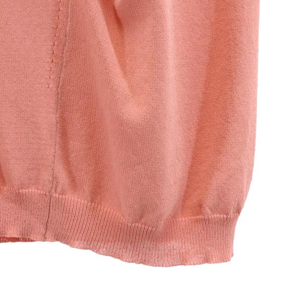 LIVIANA CONTI リビアナコンティ イタリア製 ノースリーブ デザイン ニット ワンピース 40 ピンク系 レディース