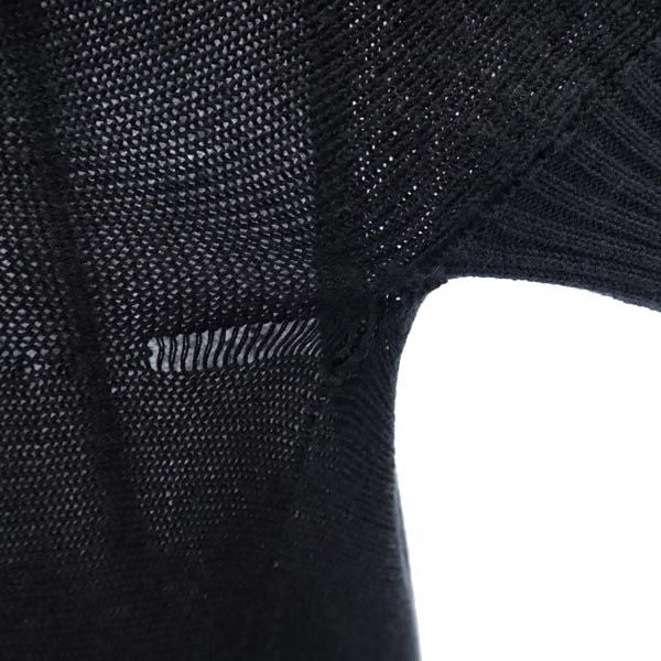 MAX MARA マックスマーラ 半袖 ニット ワンピース M ブラック系 レディース