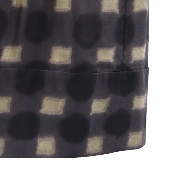 マルニ ノースリーブ ワンピース 38 グレー系 MARNI バックジップ レディース