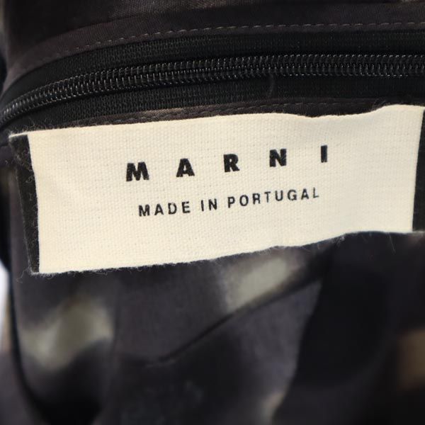 マルニ ノースリーブ ワンピース 38 グレー系 MARNI バックジップ レディース