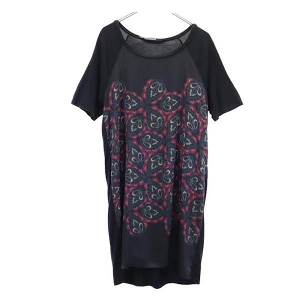 SPORT MAX CODE スポーツマックスコーデ 半袖 ワンピース L ブラック系 レディース