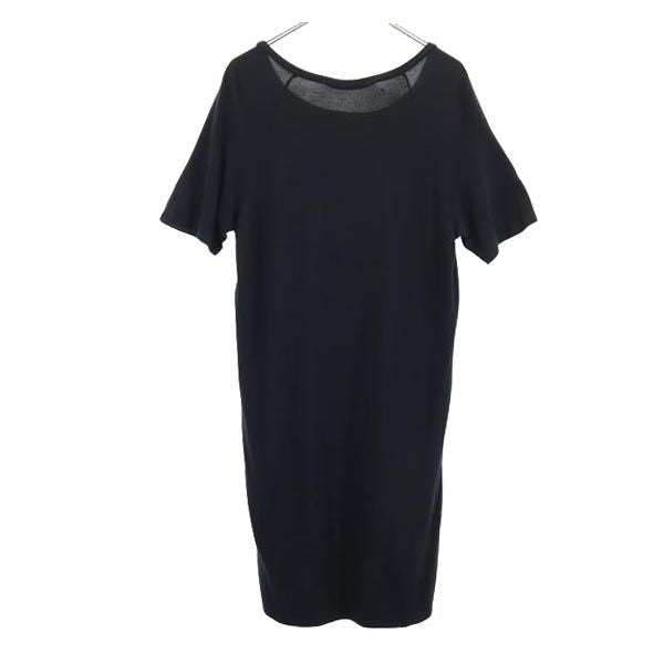 SPORT MAX CODE スポーツマックスコーデ 半袖 ワンピース L ブラック系 レディース
