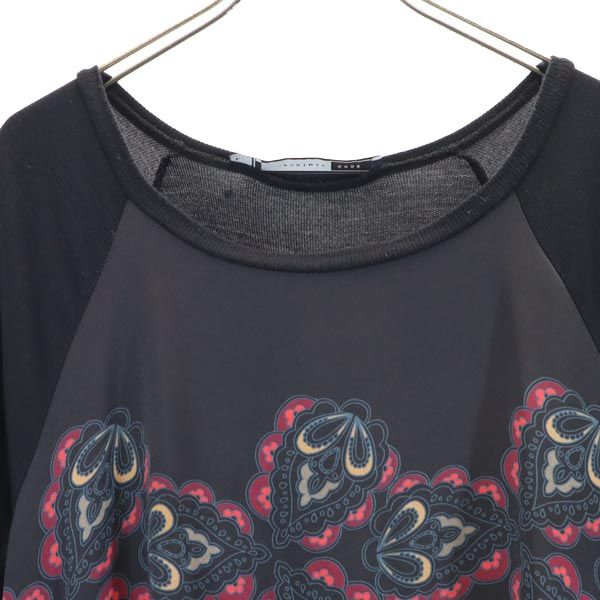 SPORT MAX CODE スポーツマックスコーデ 半袖 ワンピース L ブラック系 レディース