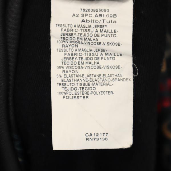 SPORT MAX CODE スポーツマックスコーデ 半袖 ワンピース L ブラック系 レディース