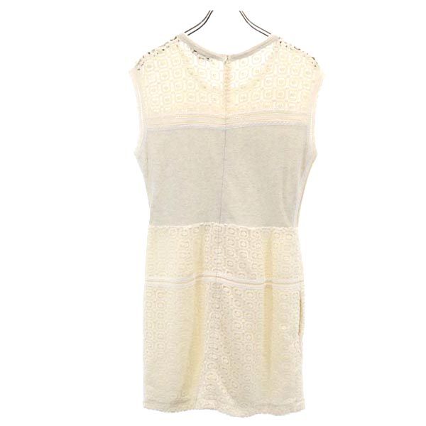 Paul & Joe Sister ポールアンドジョーシスター ノースリーブ ワンピース 38 アイボリー系 レディース