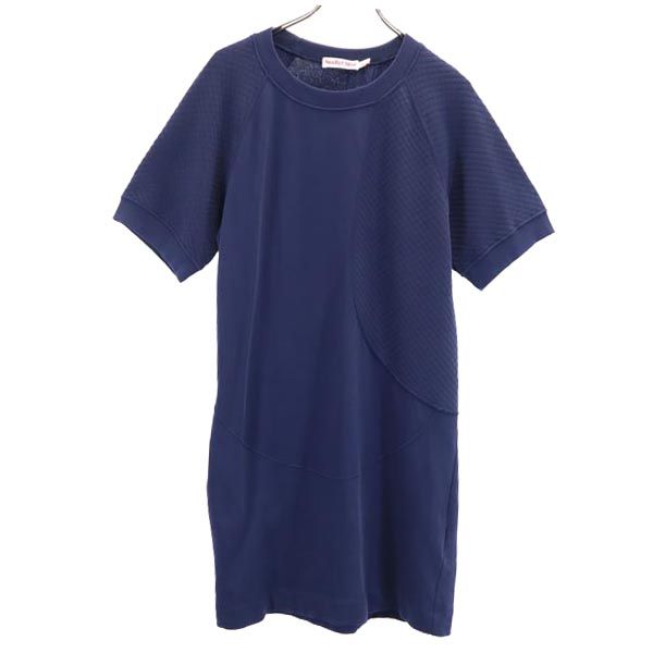 SEE BY CHLOE シーバイクロエ 半袖 ワンピース USA4 ネイビー系 レディース