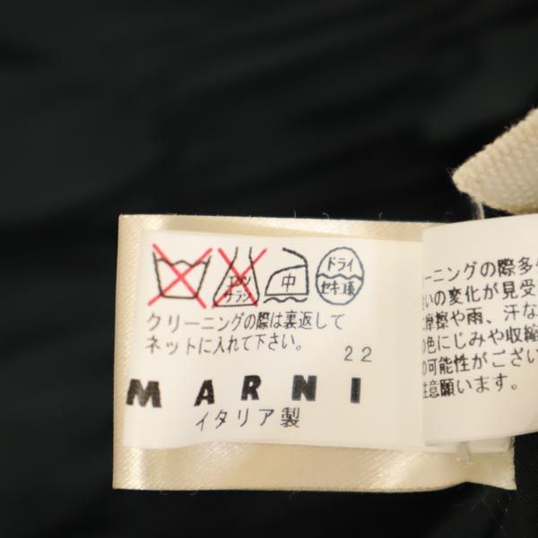 MARNI マルニ イタリア製 ノースリーブ ワンピース 42 グリーン系 バックジップ レディース