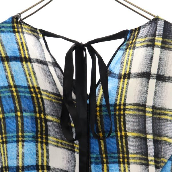 MARC JACOBS マークジェイコブス チェック柄 ノースリーブ ワンピース 12 レディース