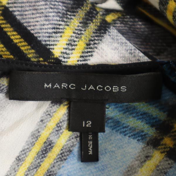 MARC JACOBS マークジェイコブス チェック柄 ノースリーブ ワンピース 12 レディース