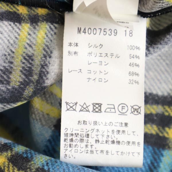 MARC JACOBS マークジェイコブス チェック柄 ノースリーブ ワンピース 12 レディース