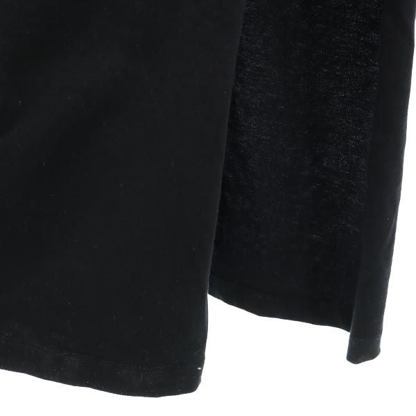 MSGM エムエスジーエム イタリア製 半袖 オープンショルダー ロングワンピース XXS 黒 レディース