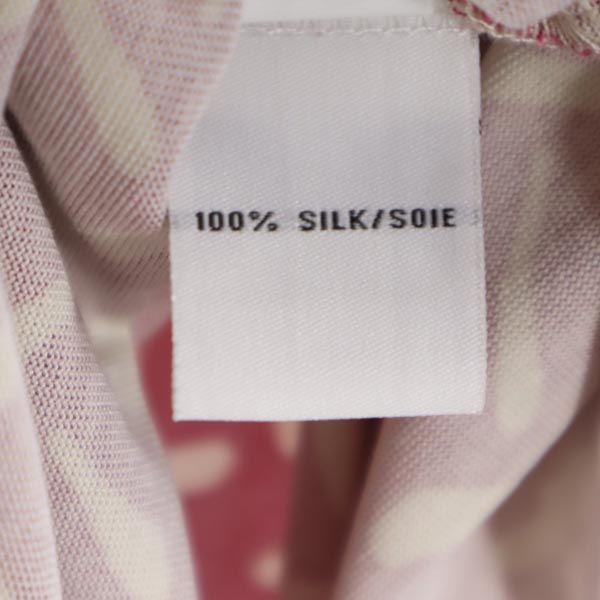 DIANE VON FURSTENBERG ダイアンフォンファステンバーグ 総柄 ノースリーブ ワンピース 2 ピンク系 レディース