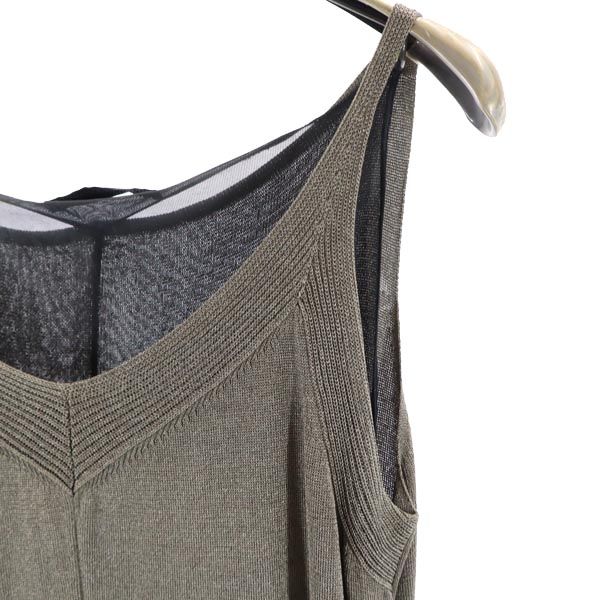 ANTEPRIMA アンテプリマ ノースリーブ ワンピース M ブラウン系 レディース