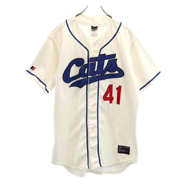 Uniforms Express Cats 半袖 Tシャツ XL ホワイト系 野球 メンズ