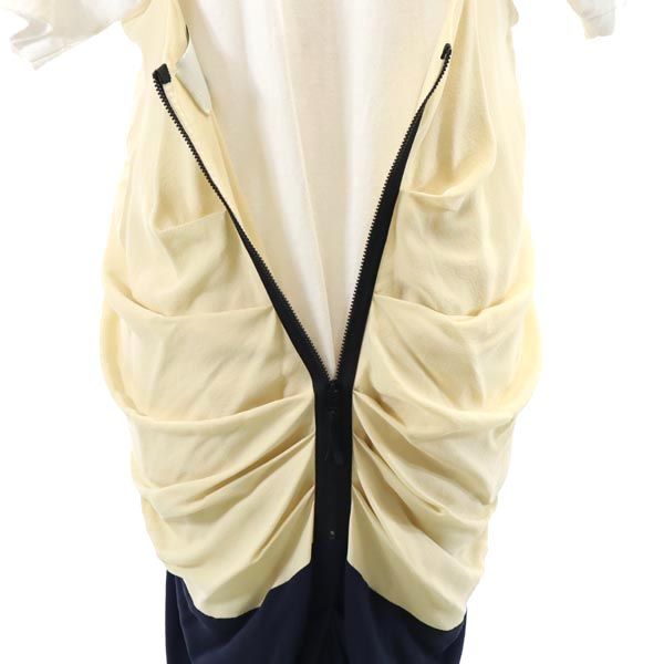 3.1 Phillip Lim 3.1フィリップリム シルク デザイン キャミワンピース 8 ベージュ系 バックジップ レディース