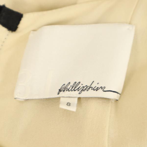 3.1 Phillip Lim 3.1フィリップリム シルク デザイン キャミワンピース 8 ベージュ系 バックジップ レディース
